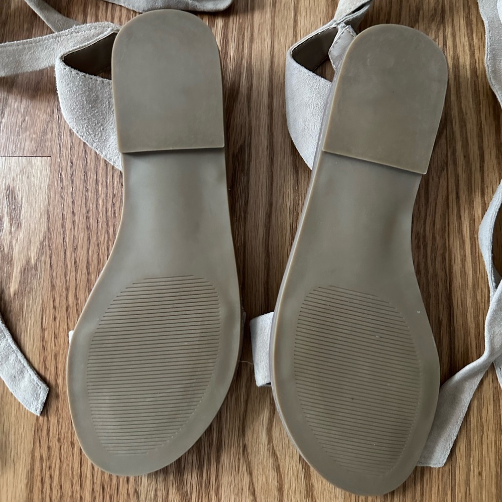 Steve Madden suede leather lace up sandals (WORN ONCE) - Picture 5 of 5